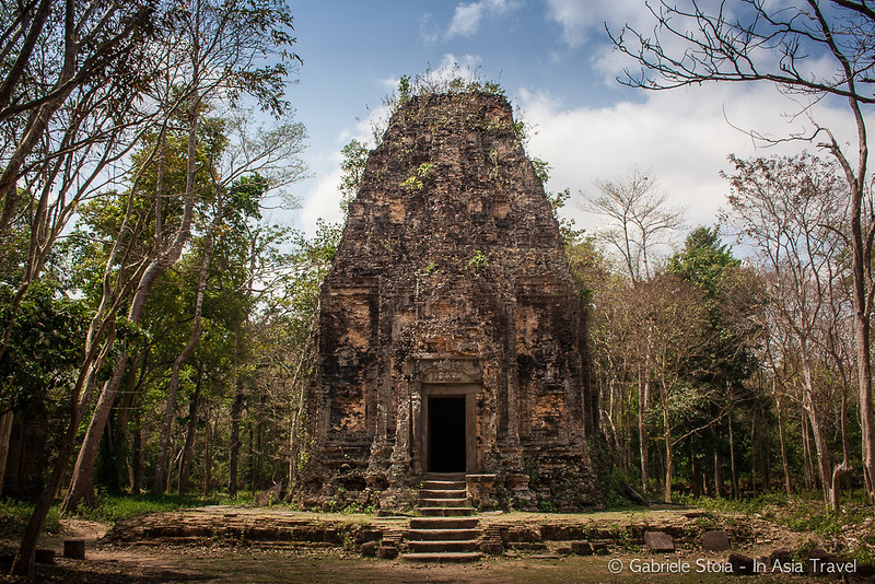Un tempio cambogiano di Sambor Prei Kuk