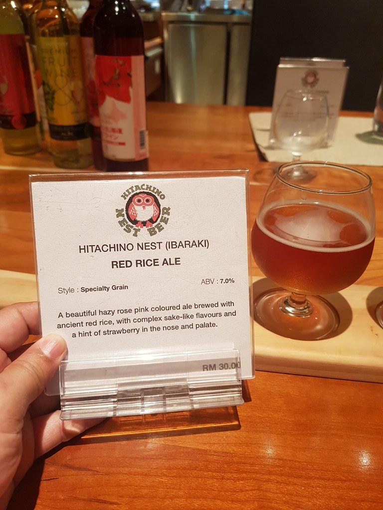 Hitachi Nest (Ibaraki) Red Rice Ale ABV7% (3x150ml) rm$47 @ Takumi Craftbar KL Isetan