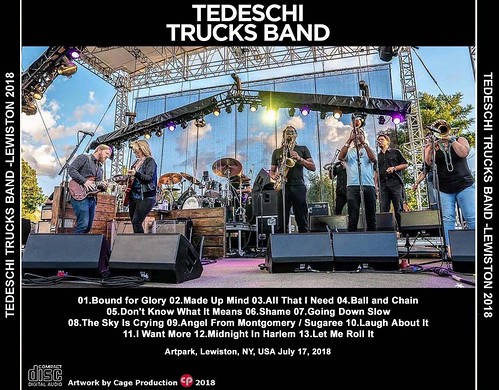 Tedeschi Trucks Band-Lewiston 2018 back