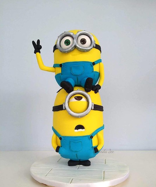3D Minion Cake by CakeConnection Sdn Bhd