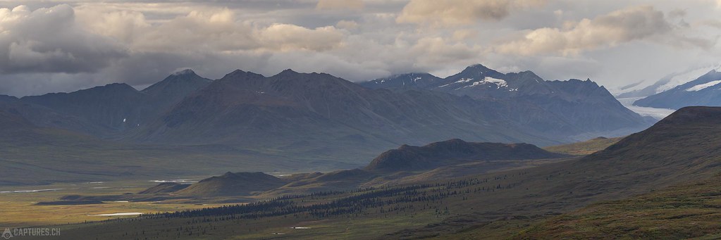 View from the MacLaren summit - Alaska