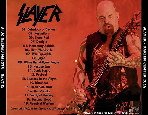 Slayer-Darien Center 2018 back