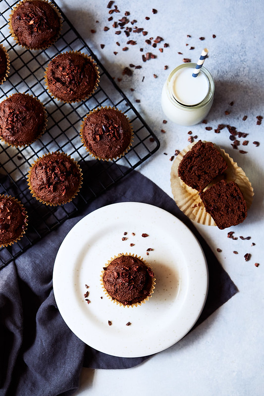 Keto Chocolate Muffins {gluten-free, paleo}