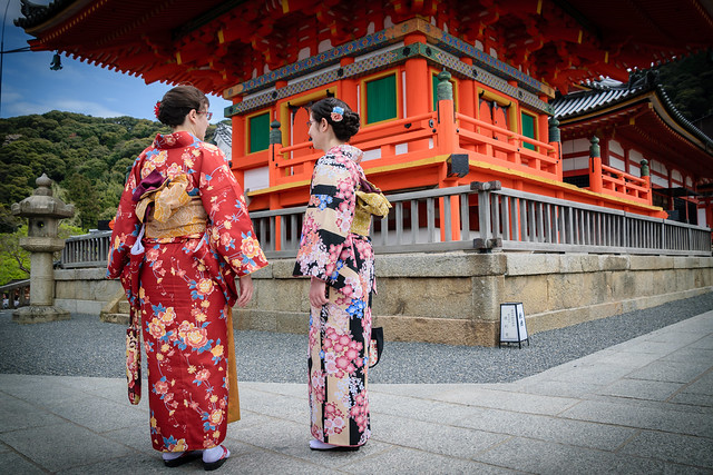 Higashiyama en Kimono
