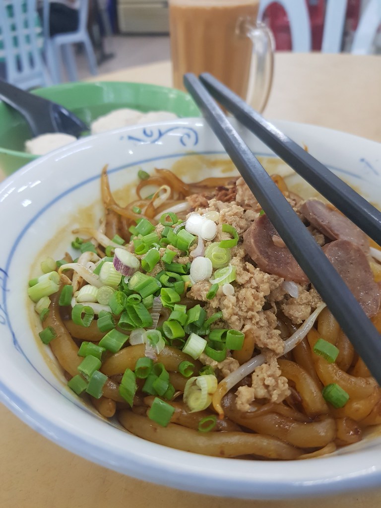 干间庄猪肉丸老鼠粉 Dry Pork ball rat noodles rm$6 @ 天天茶餐厅 Restoran Tian Tian USJ20