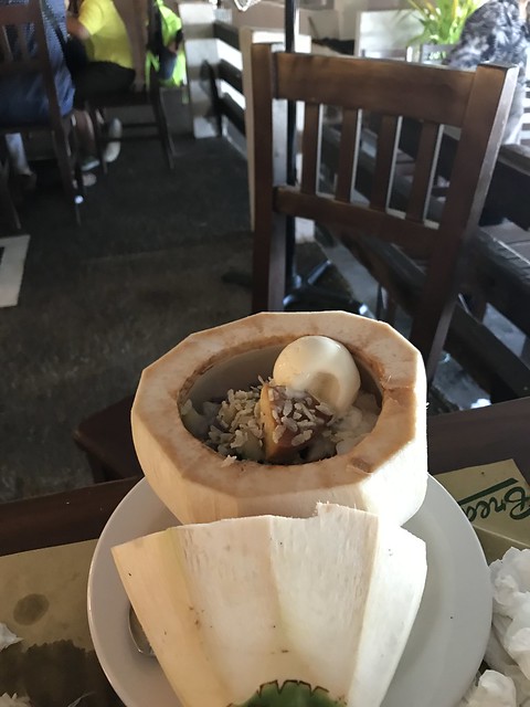 halohalo in a buko shell