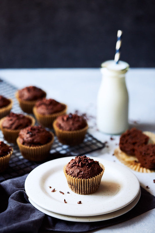 Keto Chocolate Muffins {gluten-free, paleo}