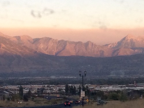 Wildfire smoke over the Wasatch
