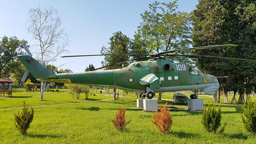 hind mil mi24d cn 04390 bulgaria air force serial 109 preserved stara zagora