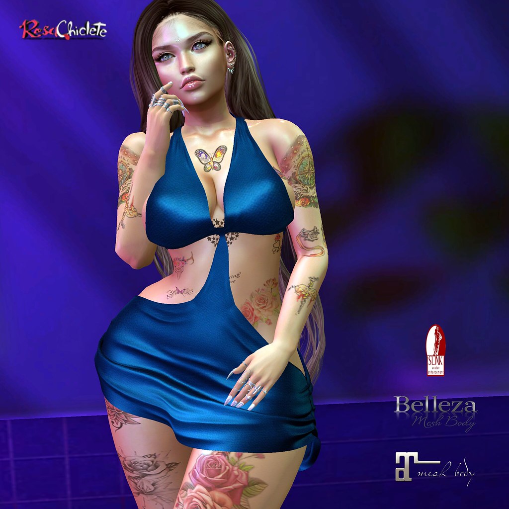 RosaChiclete – Dress Magnolia Blue – Sexy Collection 1