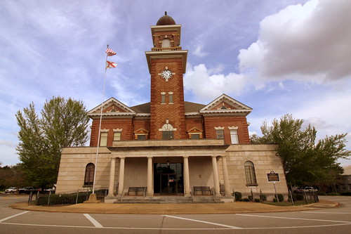 eastcommercestreethistoricdistrict greenville al alabama butlercounty courthouse countycourthouse 1903 nrhp clocktower bmok