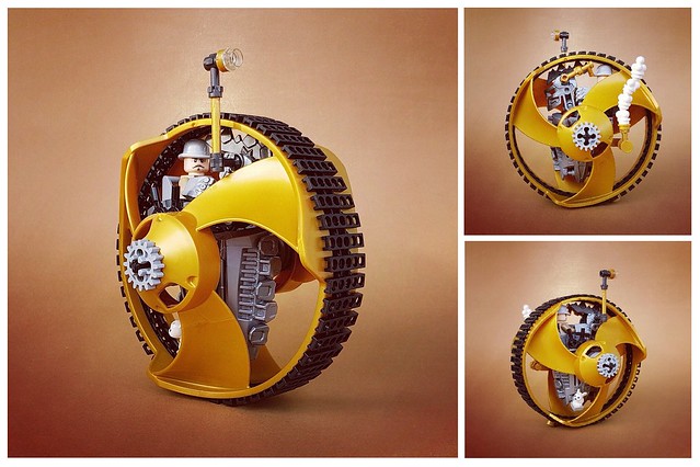 LEGO Steampunk Monowheel