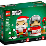 LEGO BrickHeadz 40273 Thanksgiving Turkey et 40274 Mr. & Mrs. Claus