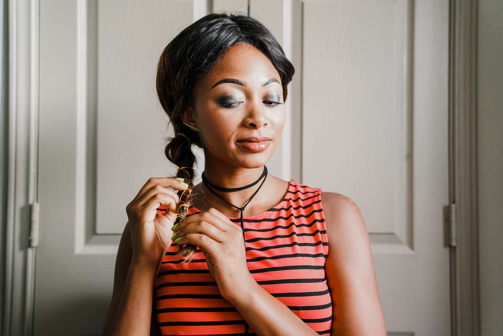how to braid your hair for a festival, candace hampton