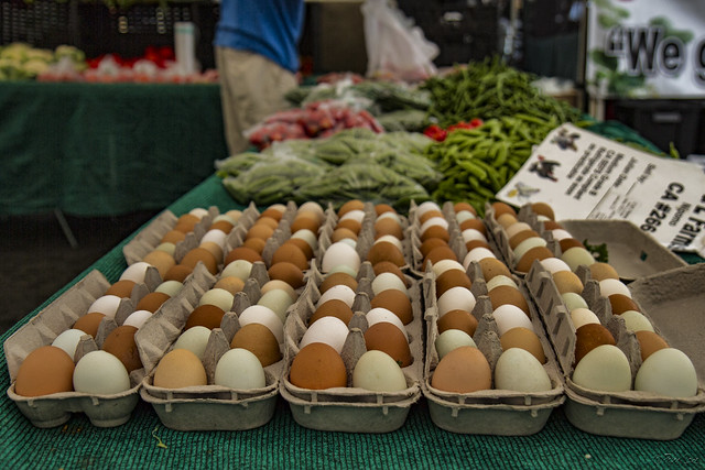 Farmer's market eggs