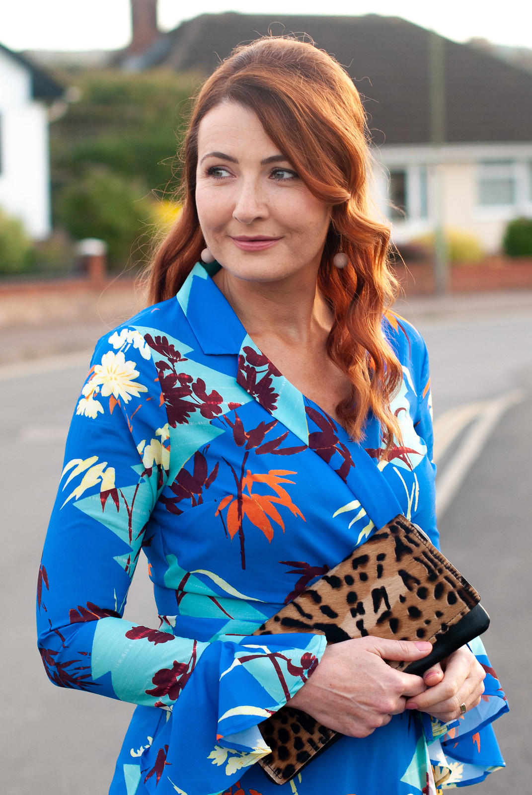 What to Wear to a Wedding Reception as an Evening Guest: A mixed pattern dress in floral and leopard print, Rixo London style | Not Dressed As Lamb, what to wear over 40