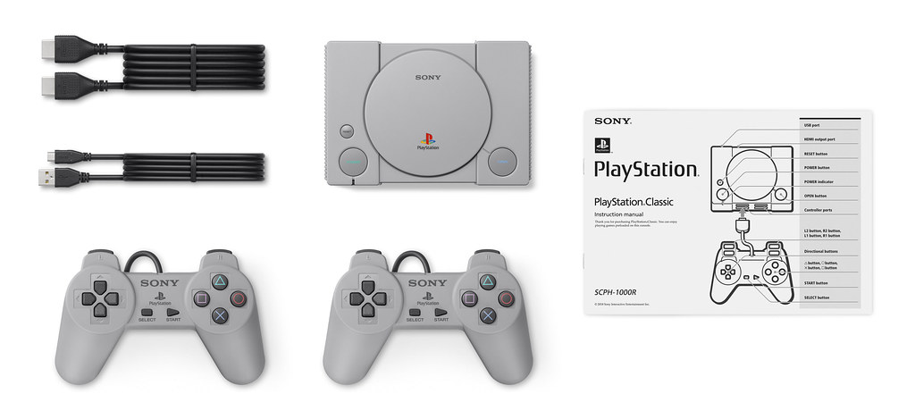 PlayStation 1 Console with Games