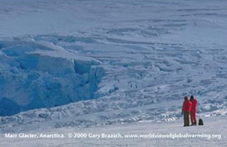 अंटार्कटिक हिमखंड पर वैश्विक उष्णता के प्रभाव