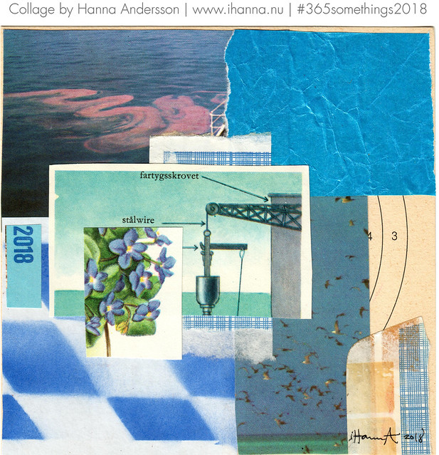 At the Blue Lagoon - Collage no 239 by iHanna #365somethings2018