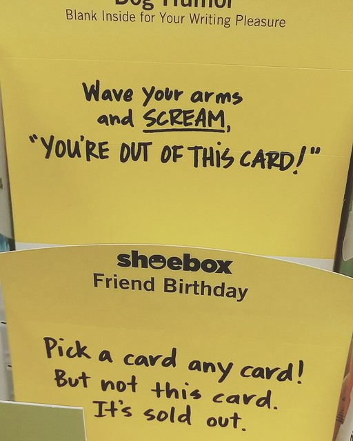 At a Card Store