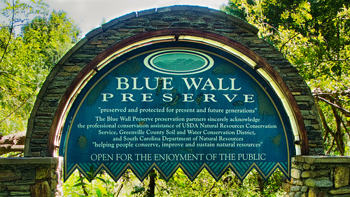Blue Wall Preserve signs - 2