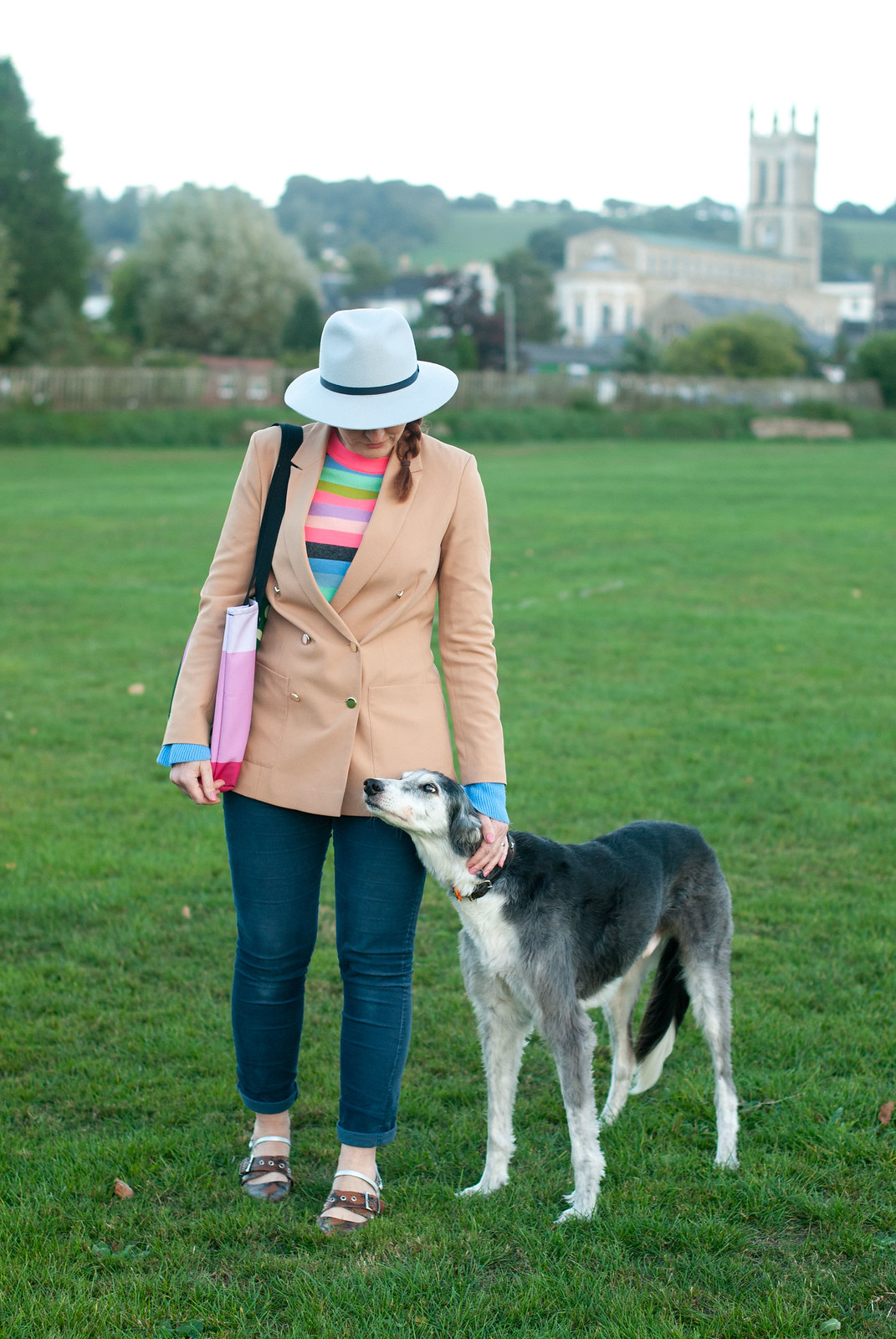Smart Casual Autumnal Jeans and Blazer Outfit | Not Dressed As Lamb, over 40 style