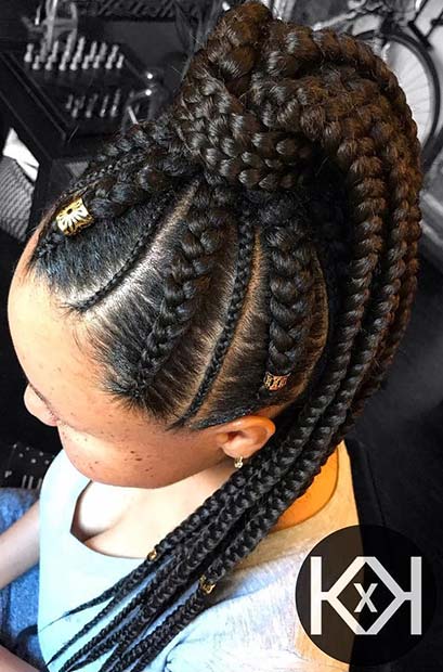 Top Braided Ponytail Hairstyles 2019 For Black Women 18