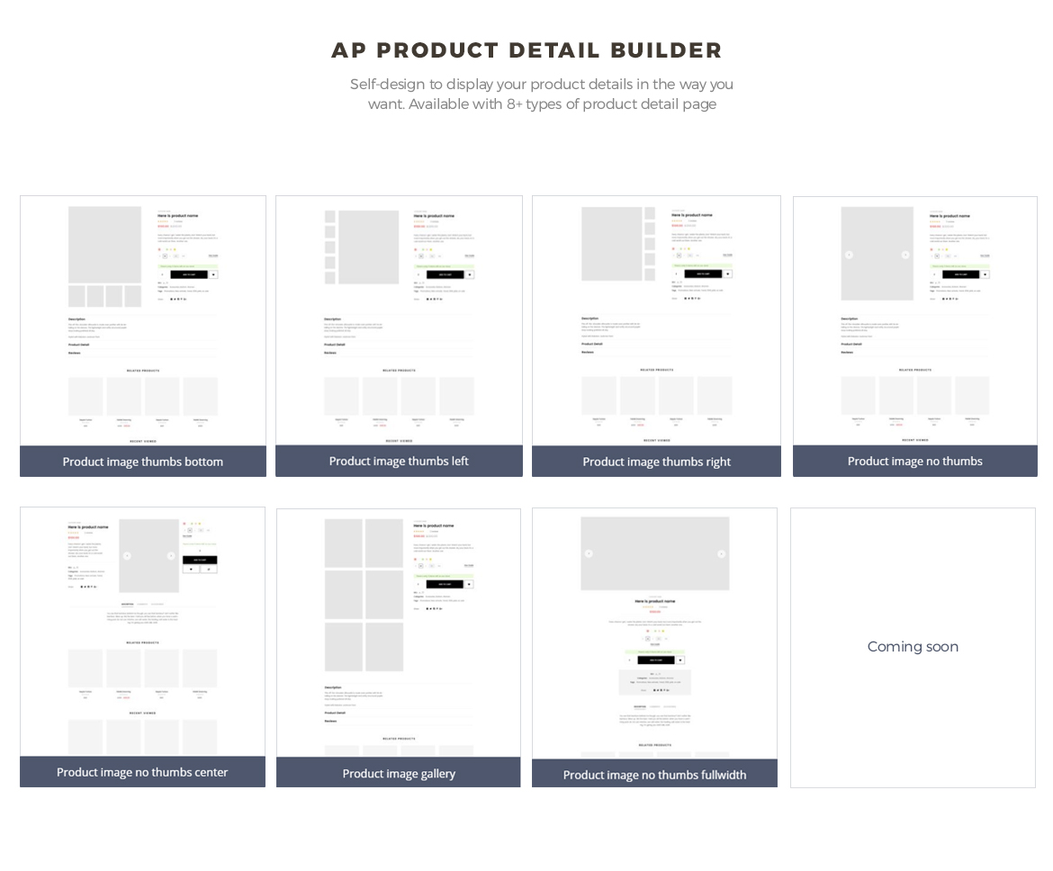 product list builder - pagebuilder-leo jessies for furniture template