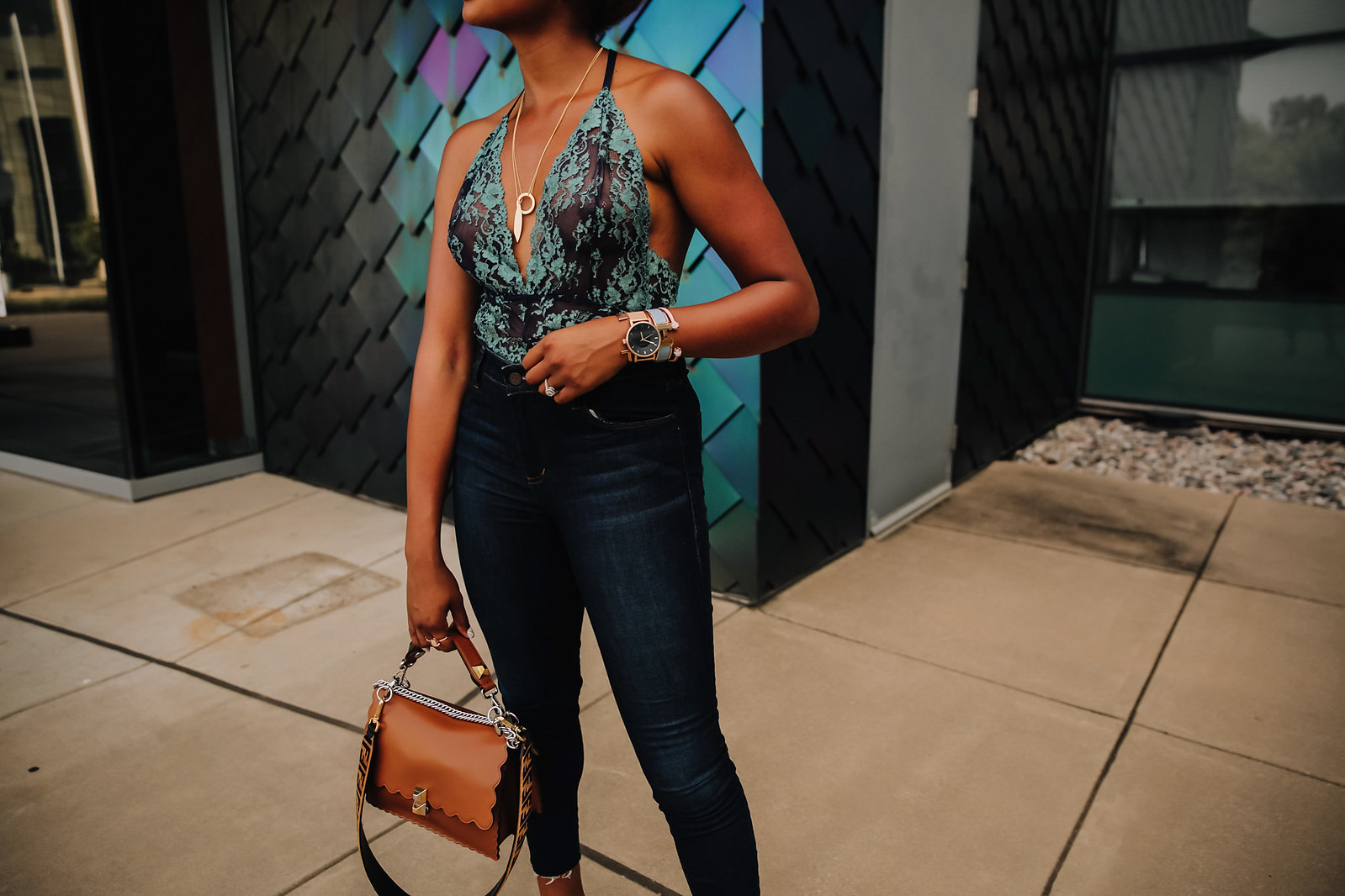 how to style a Free People bodysuit