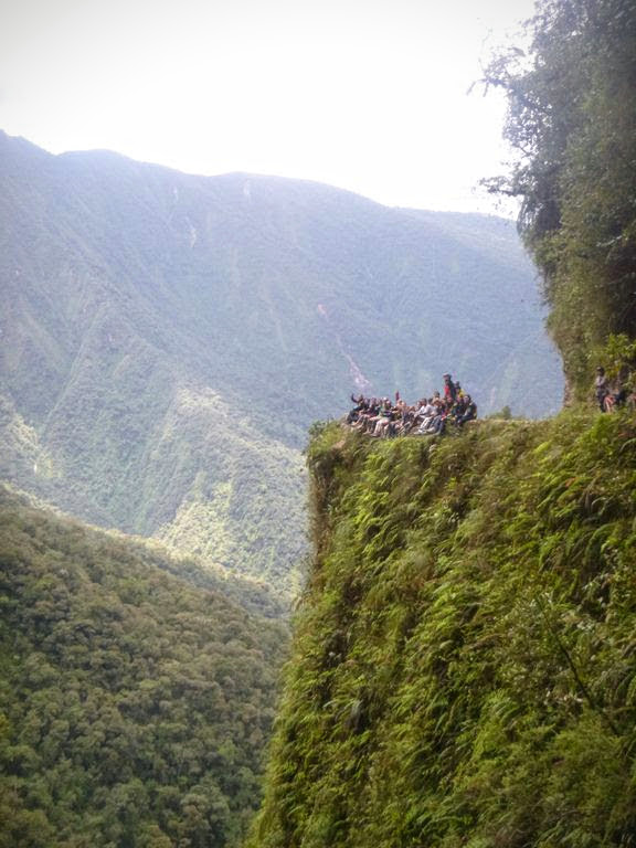 Photo stop on Death Road