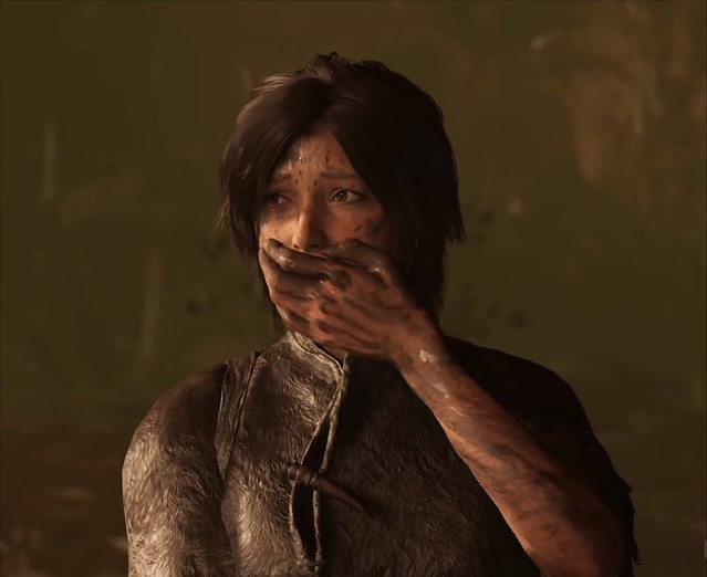 Shadow of the Tomb Raider - Lara Crying