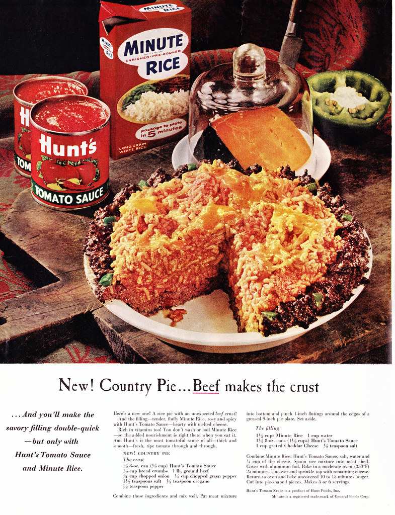 Hunt&#x27;s Minute Rice 1960