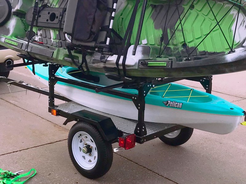 How-to make a DIY Kayak Trailer for under $500 - Tventuring Adventure  Trailer Forum