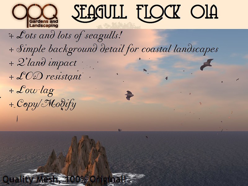 OPQ Seagull Flock 01A Poster