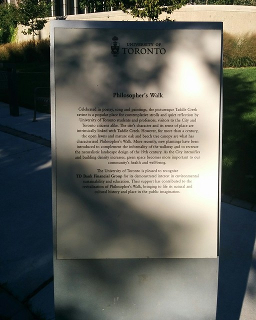About Philosopher's Walk #toronto #universityoftoronto #philosopherswalk #path #latergram
