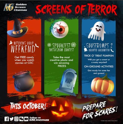 Ghosts & Ghouls Come To Life at Golden Screen Cinemas