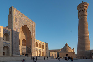Mir-Arab-Medrese, Alim-Khan-Medrese, Kalon-Minarett im Kalon-Komplex, Buchara