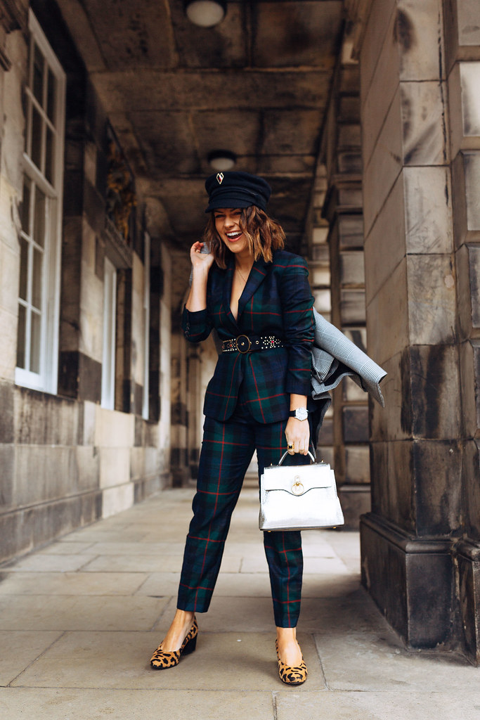 The Little Magpie Paul Smith green and blue tartan tailored suit