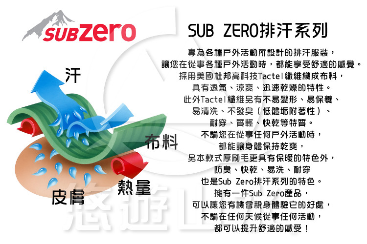 【Sub Zero 英國 ALL ACTIVE 短袖排汗衣《黑》】ALL ACTIVE/內層衣/運動衣/防曬