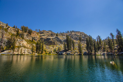 bareislandlake california maderacounty sierranationalforest backpacking camping granite lake quiet reflection serene trees
