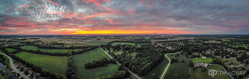 panorama 180 daviess sunset mavic m2p pro 2 sky owensboro aerial kentucky pano dji
