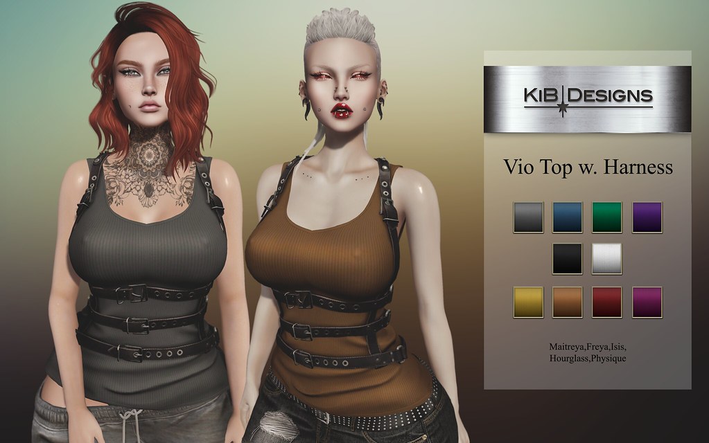 KiB Designs - Vio Top w. Harness @Darkness Event - TeleportHub.com Live!