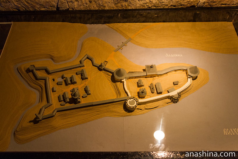 Реконструкция Ладожской крепости в XVI веке