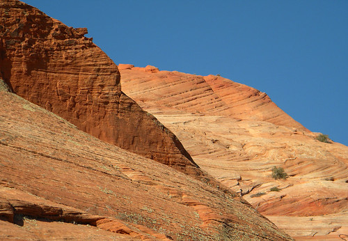 'The Wave', striped sandstone surf near the Utah/Arizona Borderlands, USA