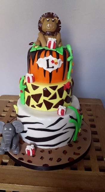 Jungle Themed Cake by Joanne Lithgow Designer Cakes