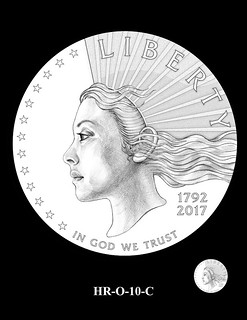 American Liberty coin design HR-O-10-C