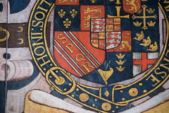 SPQR (detail, 'royal arms' of Elizabeth I)