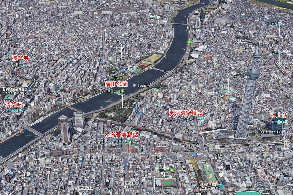 Tokyo Skytree Map