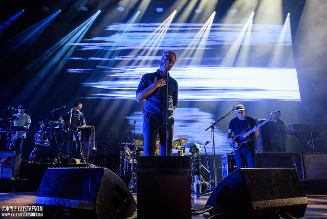 The National perform at Merriweather Post Pavilion in Columbia, MD.