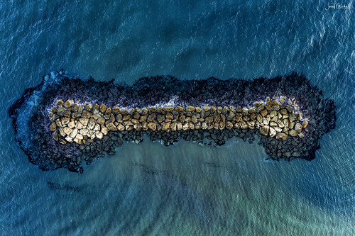 dji aerial drone mavicpro2 sea seascape water blue cyprus